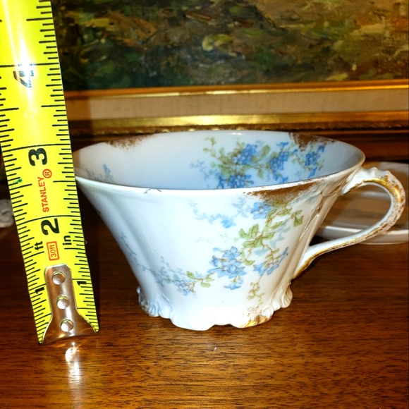 2 Sets Limoges Cups and Saucers Pour Café au Lait. Gorgeous! - Picture 8 of 15